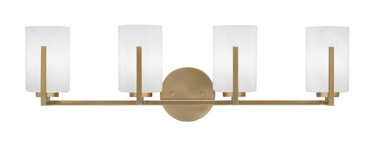 Toltec Lighting - 4514-NAB-3001 - Four Light Bath Bar - Atlas - New Age Brass