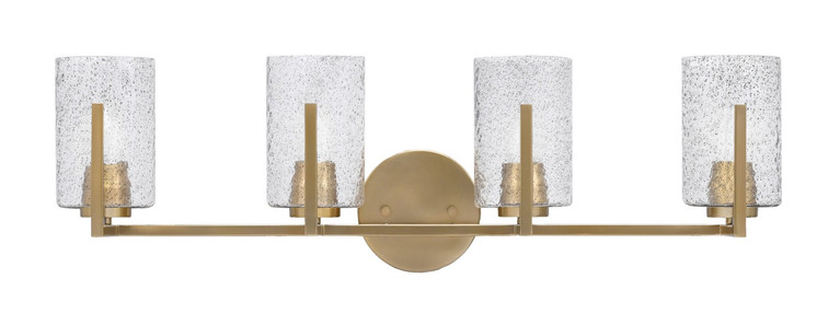 Toltec Lighting - 4514-NAB-3002 - Four Light Bath Bar - Atlas - New Age Brass