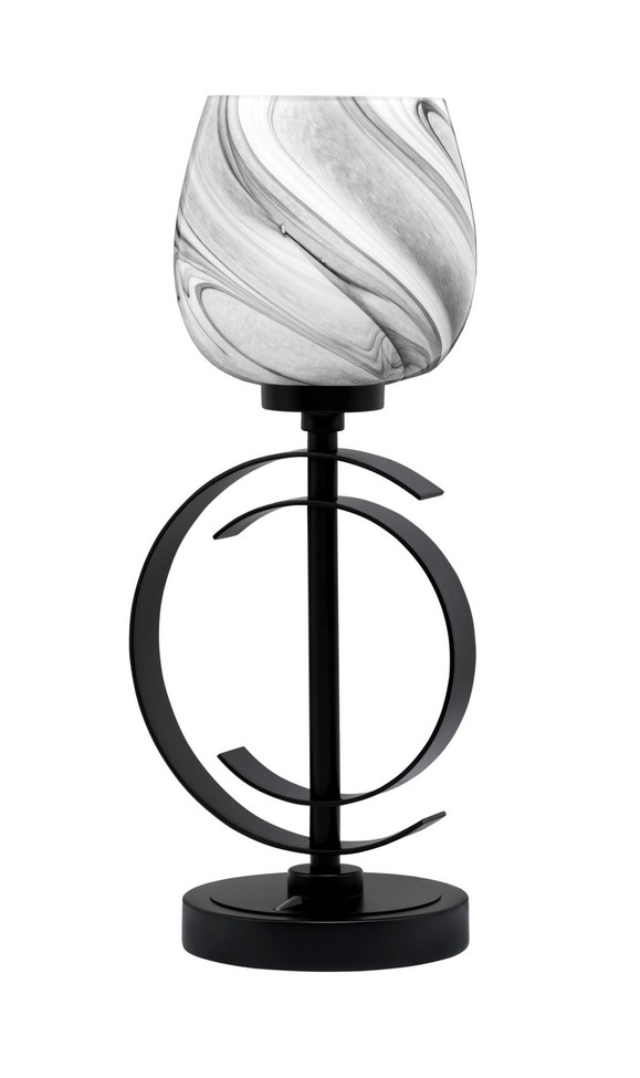 Toltec Lighting - 56-MB-4819 - One Light Accent Lamp - Accent Lamps - Matte Black