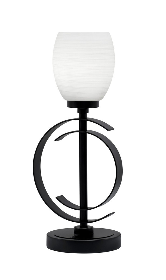 Toltec Lighting - 56-MB-615 - One Light Accent Lamp - Accent Lamps - Matte Black