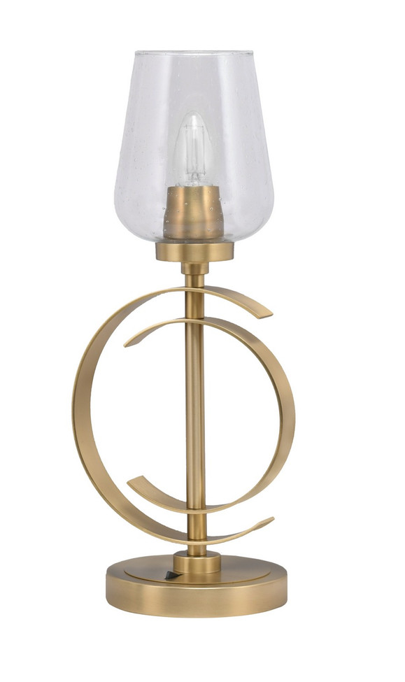 Toltec Lighting - 56-NAB-210 - One Light Accent Lamp - Accent Lamps - New Age Brass
