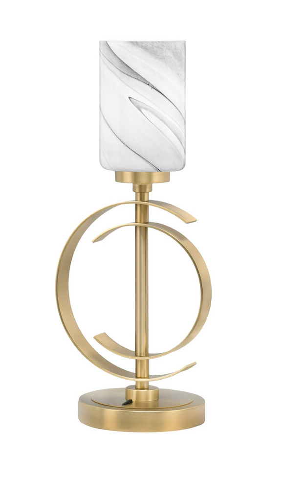 Toltec Lighting - 56-NAB-3009 - One Light Accent Lamp - Accent Lamps - New Age Brass
