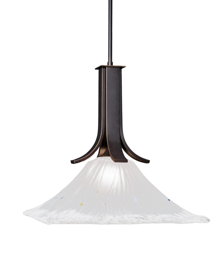 Toltec Lighting - 570-DG-661 - One Light Pendant - Apollo - Dark Granite