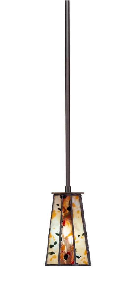 Toltec Lighting - 573-DG-9564 - One Light Mini Pendant - Apollo - Dark Granite