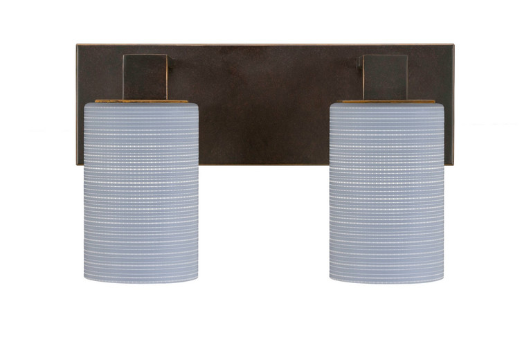 Toltec Lighting - 582-DG-4062 - Two Light Bath Bar - Apollo - Dark Granite