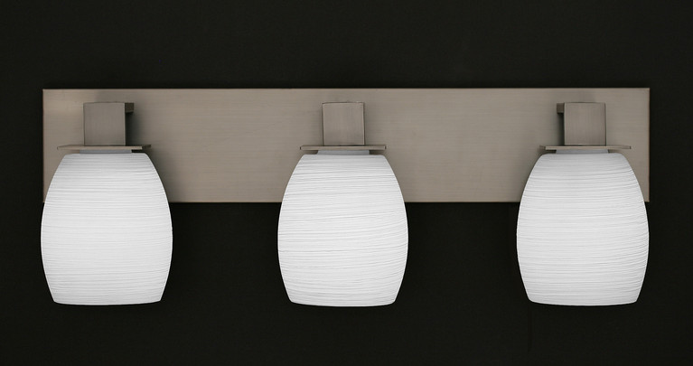 Toltec Lighting - 583-GP-615 - Three Light Bath Bar - Apollo - Graphite