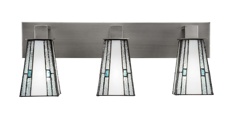 Toltec Lighting - 583-GP-9534 - Three Light Bath Bar - Apollo - Graphite