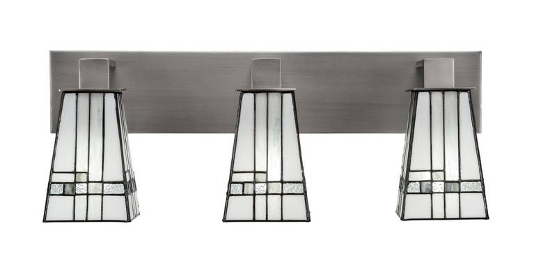 Toltec Lighting - 583-GP-9554 - Three Light Bath Bar - Apollo - Graphite