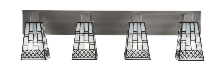 Toltec Lighting - 584-GP-9104 - Four Light Bath Bar - Apollo - Graphite