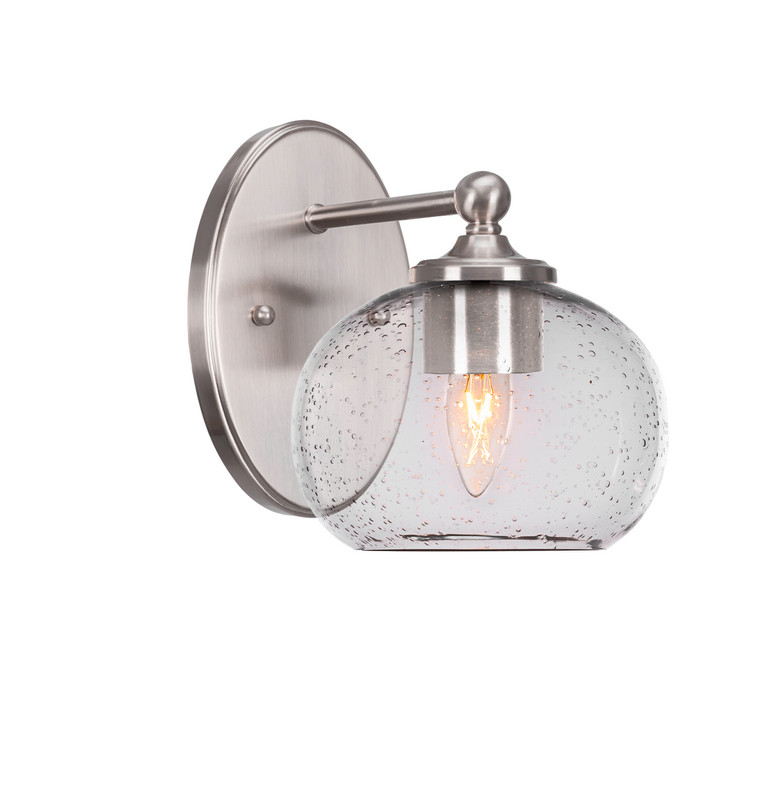 Toltec Lighting - 5911-BN-202 - One Light Wall Sconce - Capri - Brushed Nickel