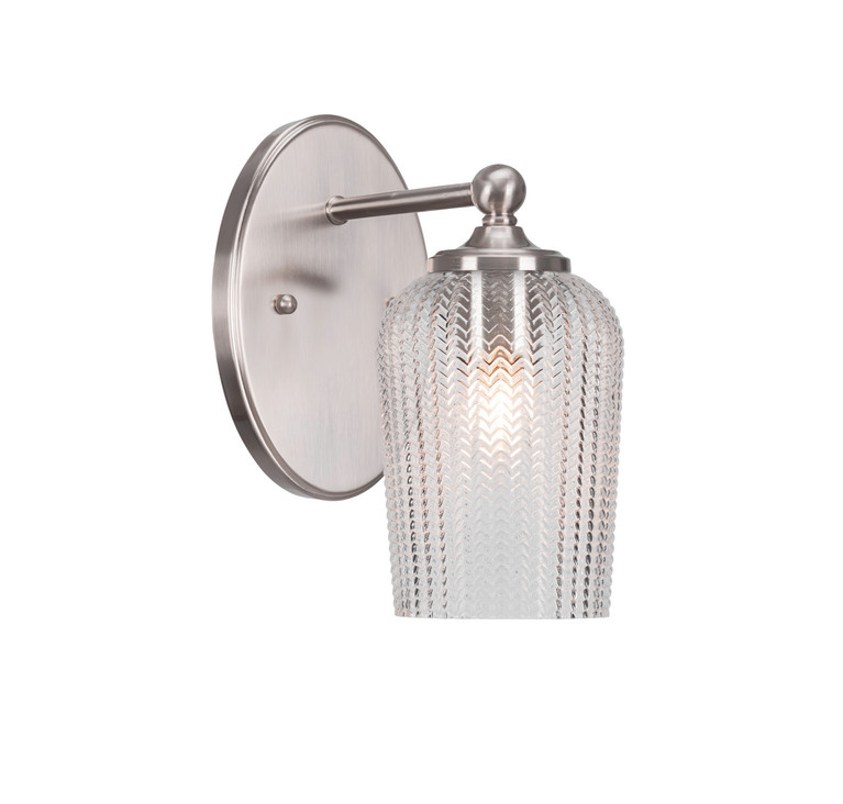 Toltec Lighting - 5911-BN-4250 - One Light Wall Sconce - Capri - Brushed Nickel