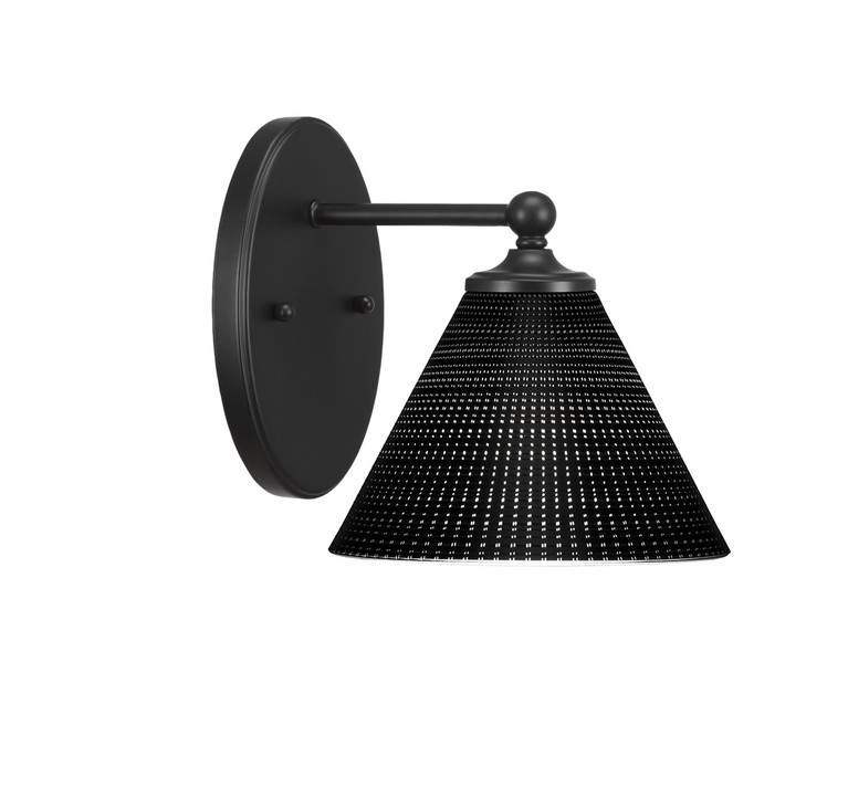 Toltec Lighting - 5911-MB-4059 - One Light Wall Sconce - Capri - Matte Black