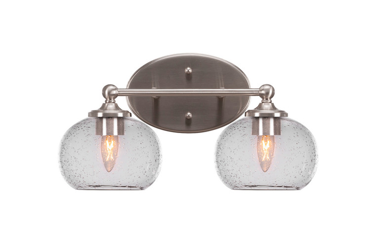 Toltec Lighting - 5912-BN-202 - Two Light Bath Bar - Capri - Brushed Nickel