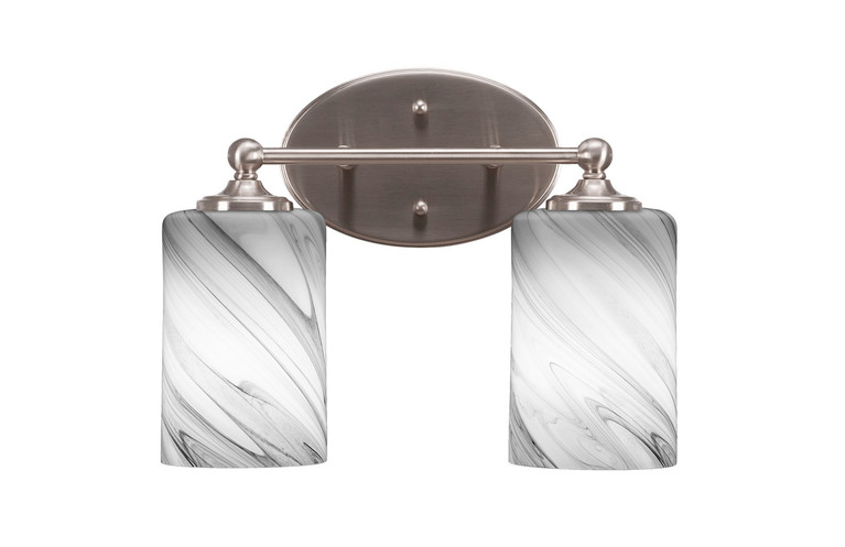Toltec Lighting - 5912-BN-3009 - Two Light Bath Bar - Capri - Brushed Nickel