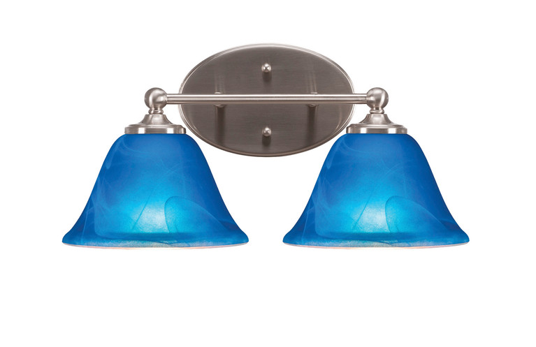 Toltec Lighting - 5912-BN-4155 - Two Light Bath Bar - Capri - Brushed Nickel