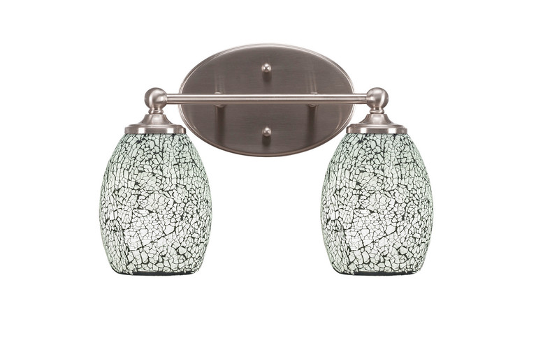Toltec Lighting - 5912-BN-4165 - Two Light Bath Bar - Capri - Brushed Nickel
