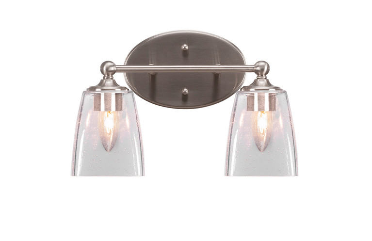 Toltec Lighting - 5912-BN-461 - Two Light Bath Bar - Capri - Brushed Nickel