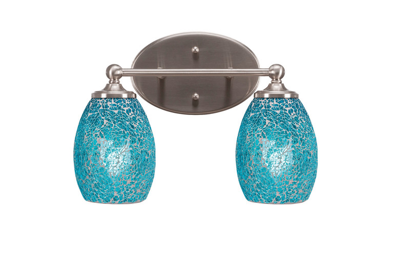 Toltec Lighting - 5912-BN-5055 - Two Light Bath Bar - Capri - Brushed Nickel
