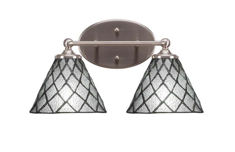 Toltec Lighting - 5912-BN-9185 - Two Light Bath Bar - Capri - Brushed Nickel