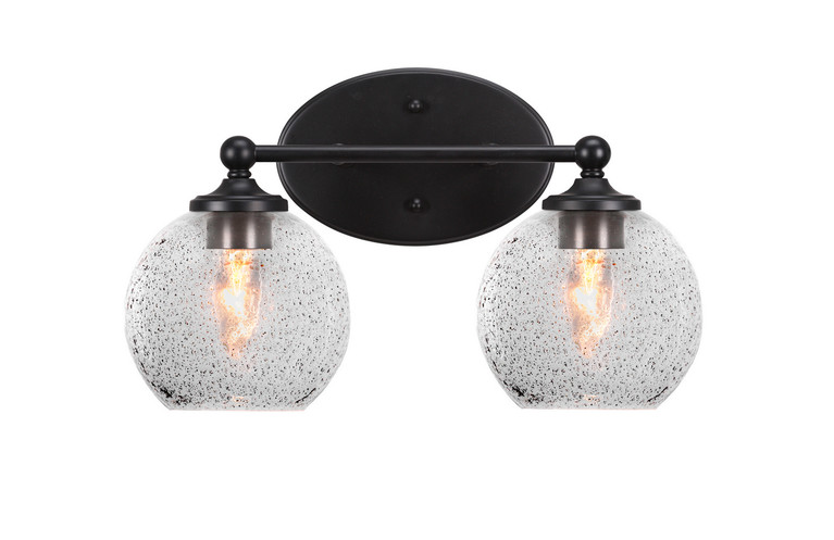 Toltec Lighting - 5912-MB-4102 - Two Light Bath Bar - Capri - Matte Black