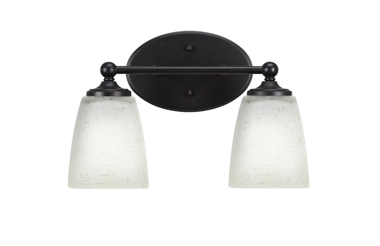 Toltec Lighting - 5912-MB-460 - Two Light Bath Bar - Capri - Matte Black