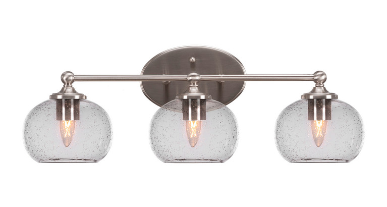 Toltec Lighting - 5913-BN-202 - Three Light Bath Bar - Capri - Brushed Nickel