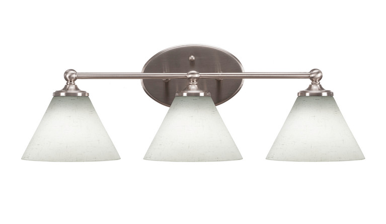 Toltec Lighting - 5913-BN-312 - Three Light Bath Bar - Capri - Brushed Nickel