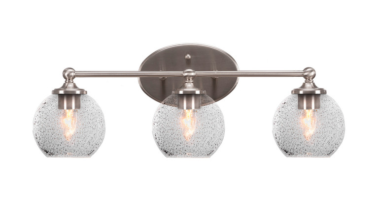 Toltec Lighting - 5913-BN-4102 - Three Light Bath Bar - Capri - Brushed Nickel