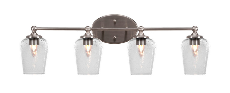 Toltec Lighting - 5914-BN-210 - Four Light Bath Bar - Capri - Brushed Nickel