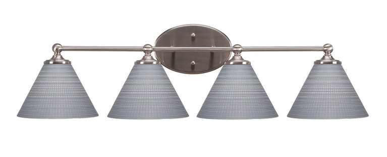 Toltec Lighting - 5914-BN-4052 - Four Light Bath Bar - Capri - Brushed Nickel