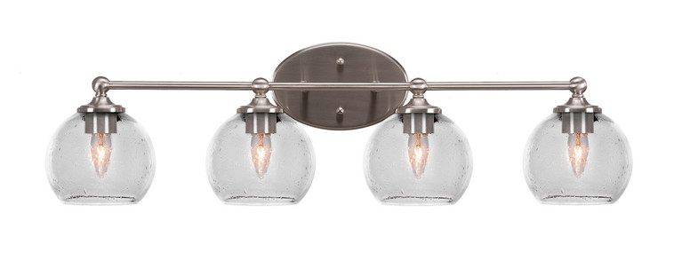 Toltec Lighting - 5914-BN-4100 - Four Light Bath Bar - Capri - Brushed Nickel