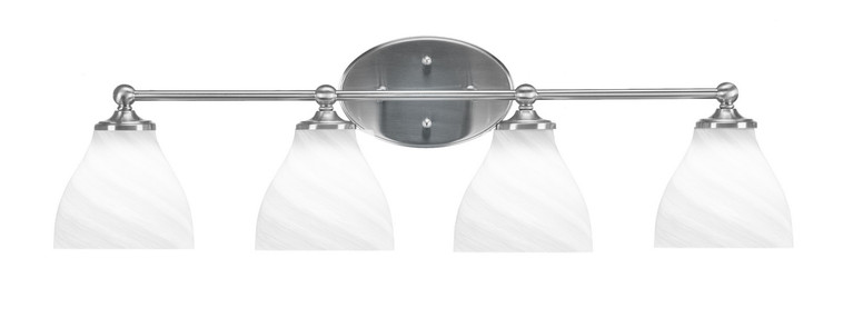 Toltec Lighting - 5914-BN-4761 - Four Light Bath Bar - Capri - Brushed Nickel