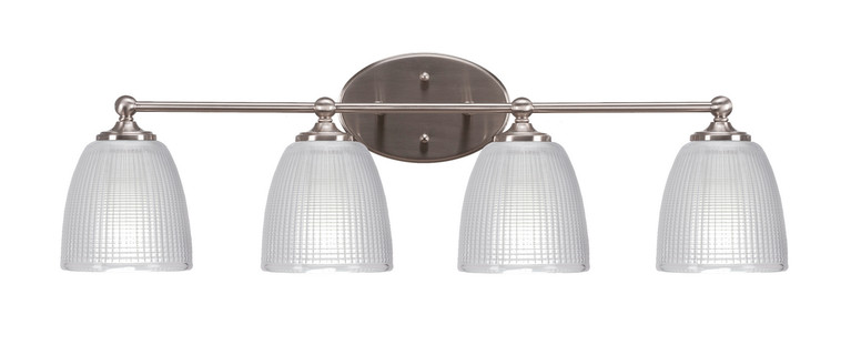 Toltec Lighting - 5914-BN-500 - Four Light Bath Bar - Capri - Brushed Nickel