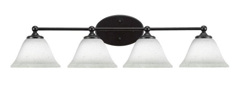 Toltec Lighting - 5914-MB-311 - Four Light Bath Bar - Capri - Matte Black