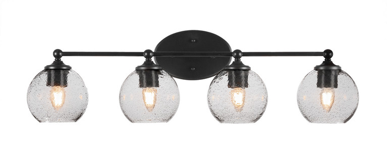 Toltec Lighting - 5914-MB-4102 - Four Light Bath Bar - Capri - Matte Black