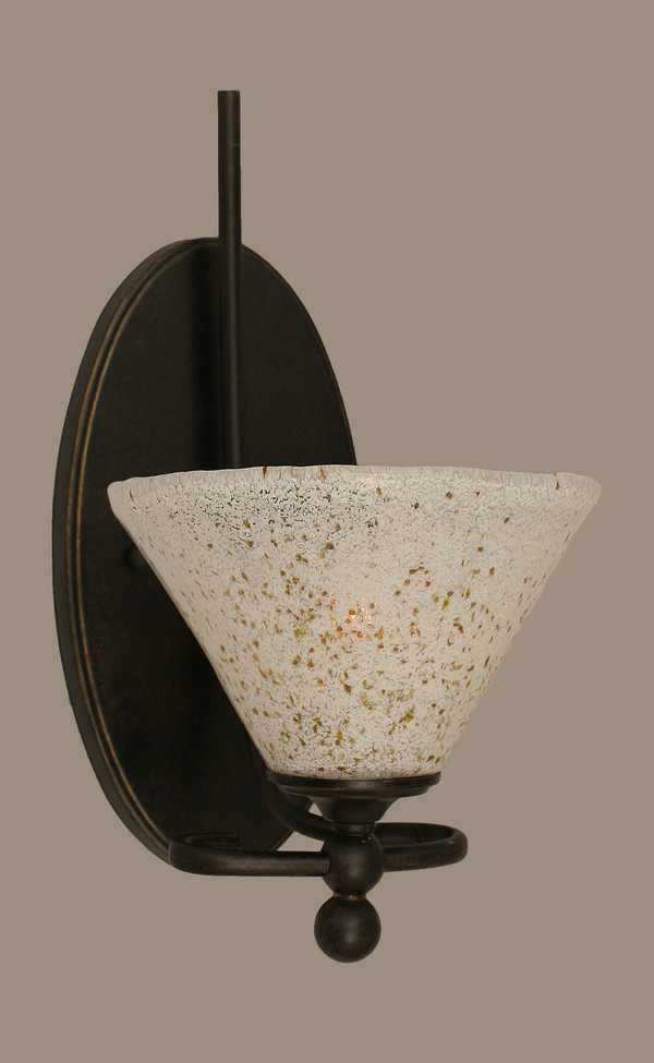 Toltec Lighting - 591-DG-7145 - One Light Wall Sconce - Capri - Dark Granite