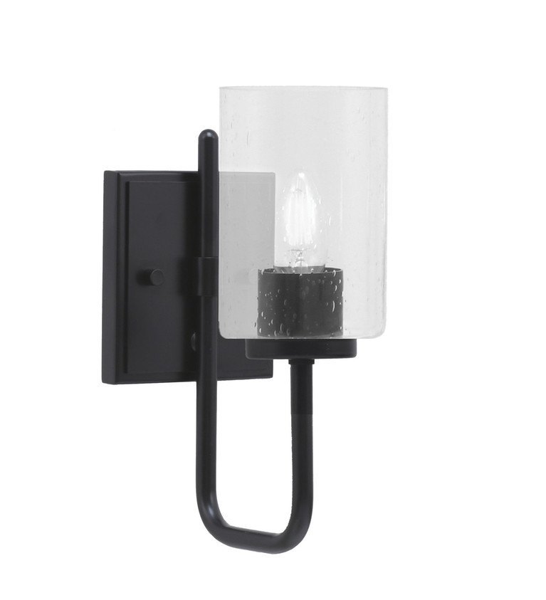 Toltec Lighting - 6221-MB-300 - One Light Wall Sconce - Sandia - Matte Black