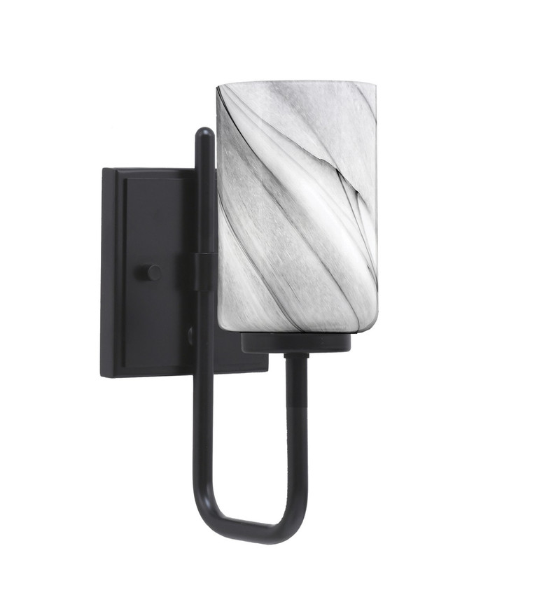 Toltec Lighting - 6221-MB-3009 - One Light Wall Sconce - Sandia - Matte Black