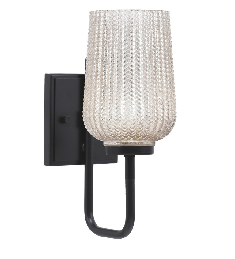 Toltec Lighting - 6221-MB-4253 - One Light Wall Sconce - Sandia - Matte Black