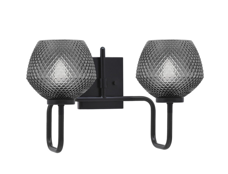 Toltec Lighting - 6222-MB-4622 - Two Light Bath Bar - Sandia - Matte Black