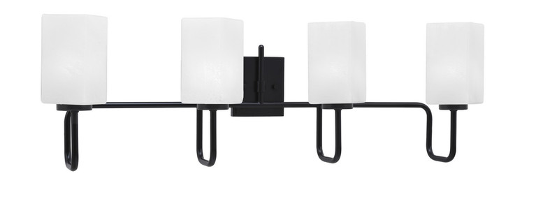 Toltec Lighting - 6224-MB-541 - Four Light Bath Bar - Sandia - Matte Black