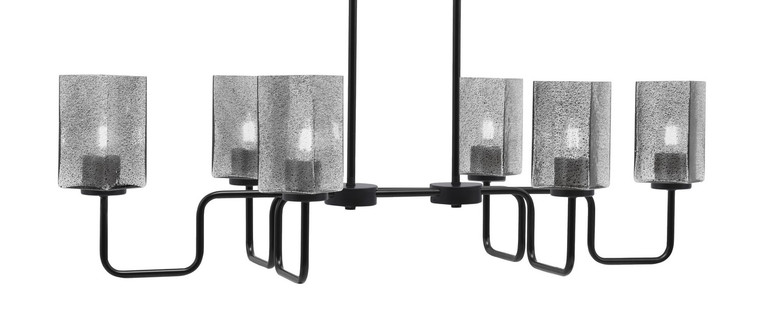 Toltec Lighting - 6236-MB-542 - Six Light Bar - Sandia - Matte Black