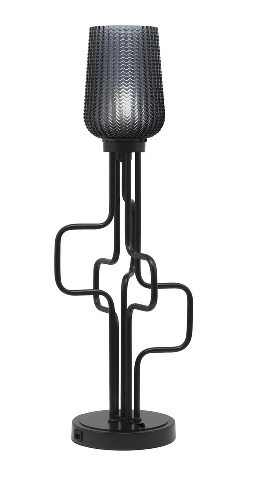 Toltec Lighting - 62-MB-4252 - One Light Accent Lamp - Sandia - Matte Black