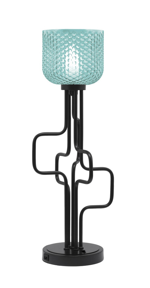 Toltec Lighting - 62-MB-4615 - One Light Accent Lamp - Sandia - Matte Black