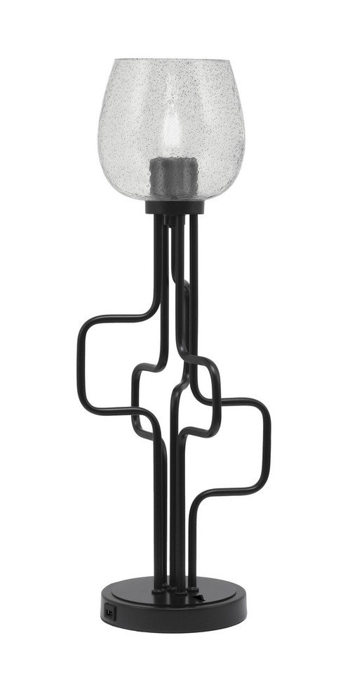 Toltec Lighting - 62-MB-4812 - One Light Accent Lamp - Sandia - Matte Black