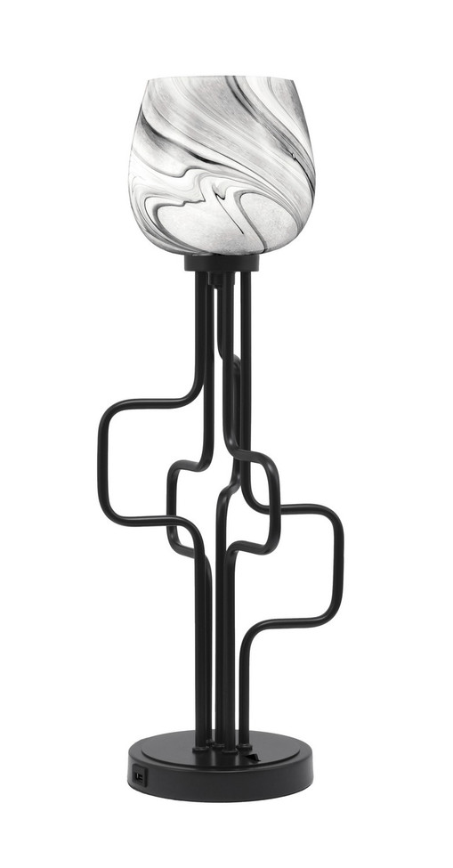 Toltec Lighting - 62-MB-4819 - One Light Accent Lamp - Sandia - Matte Black