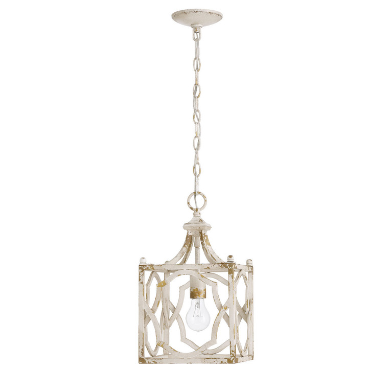 Golden - 0885-S AI - One Light Pendant - Laurent - Antique Ivory