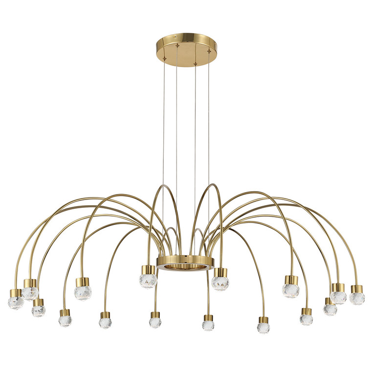 Golden - 1573-16 TG-C - LED Chandelier - Vario - Titanium Gold