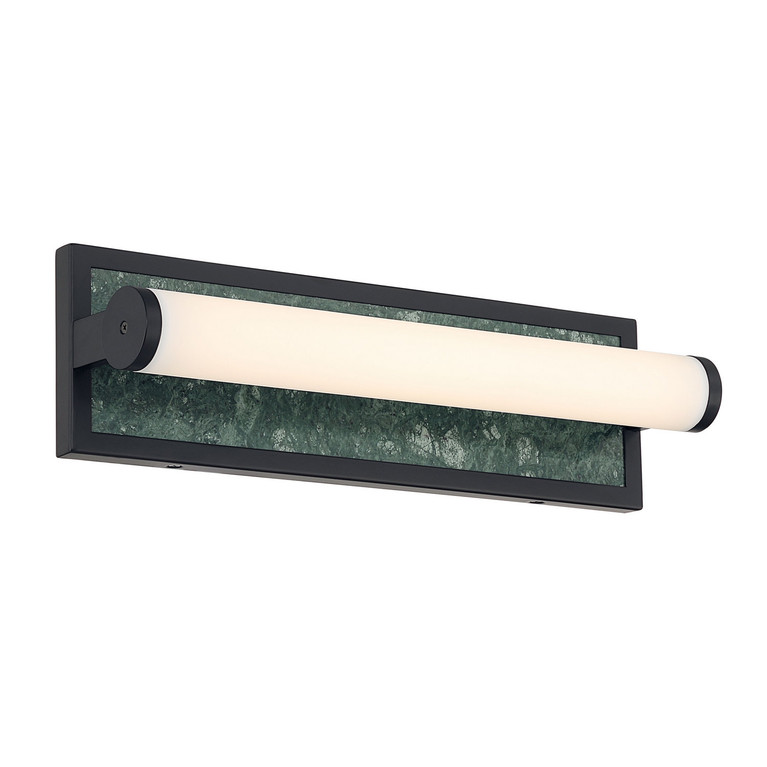 Golden - 1672-BA18 BLK-PRG - LED Vanity - Stratum - Matte Black