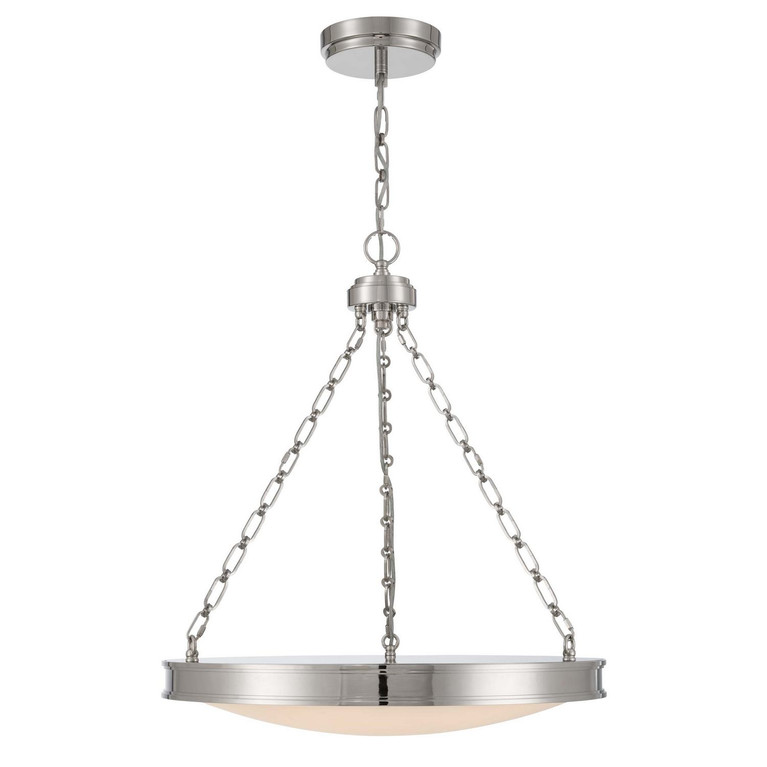 Golden - 1700-24 PN-EG - LED Pendant - Cameron - Polished Nickel